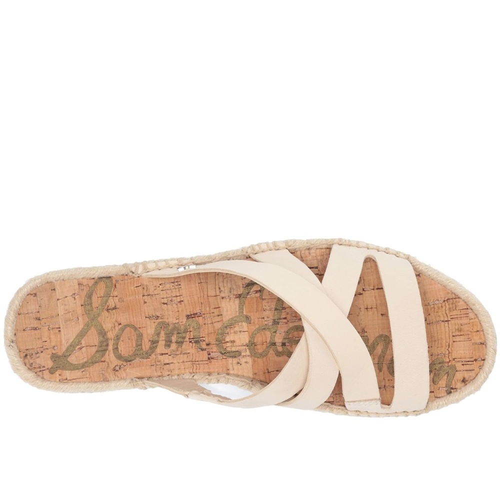 Sam Edelman Averie Women's Flat Espadrille Sandals in Ivory